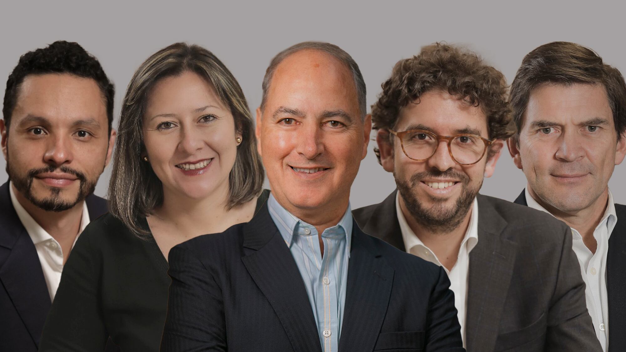 Jaime Robledo, Ángela García, Sergio Michelsen, Tomás Holguín y Fernando Castillo de Brigard Urrutia