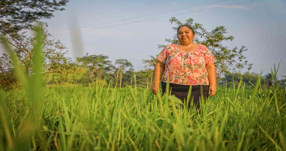 Esneyda Narváez Delgado es una de las 28.000 mujeres campesinas que han recuperado su tierra. 