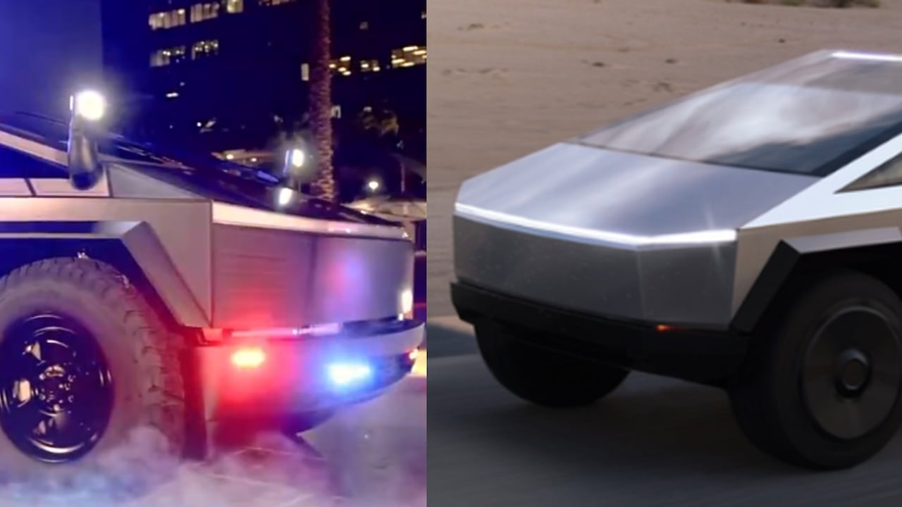 El modelo CyberTruck de Tesla fue comprado por la policía de Irvine, en California.