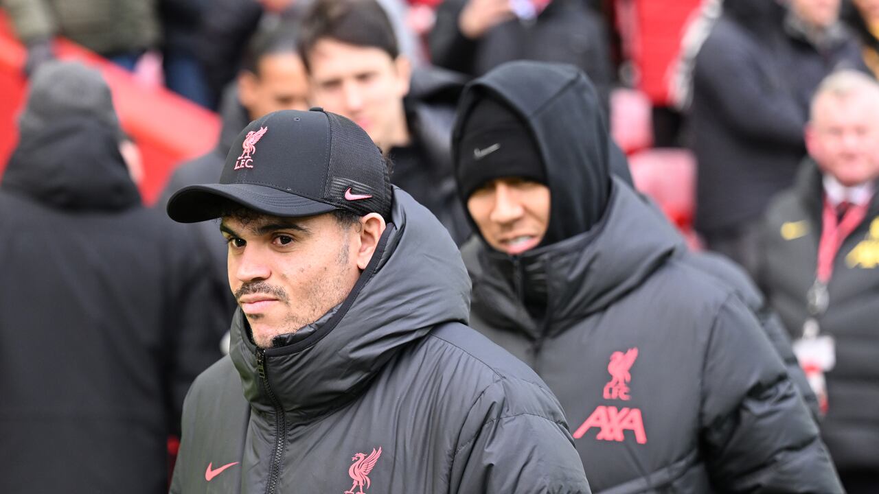 Luis Díaz va para su cuarto mes de baja con el Liverpool