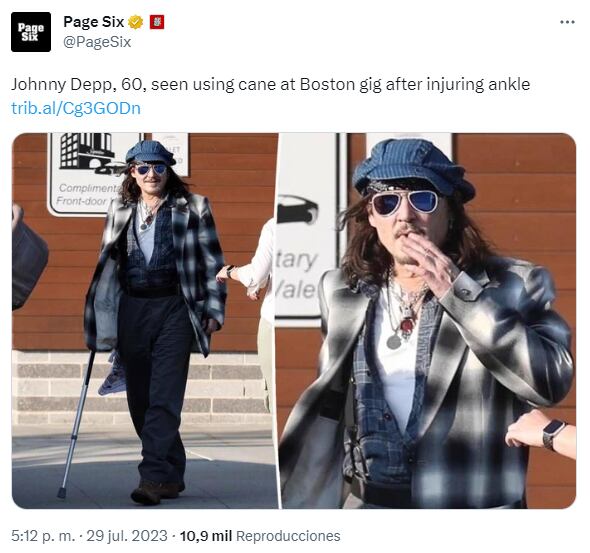 Foto: Twitter @PageSix.