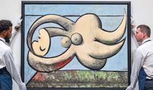 El cuadro es una de los tantos en los que Picasso representa a su musa ya amante.