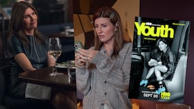 Desde sus guiones y actuación, Horgan, una de las voces más francas, divertidas y frescas de la televisión va tomándose el mundo de a pocos. Foto: Montaje Arcadia HBO Max / A.P.I.