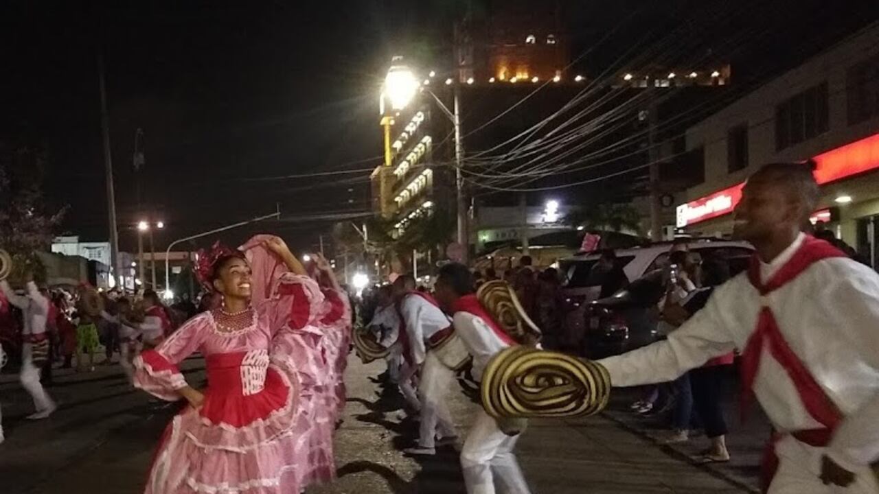 Desfile de cumbia