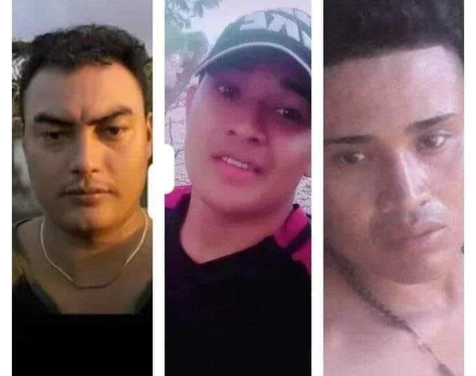 Los tres hombres fueron asesinados en el municipio de San Carlos.