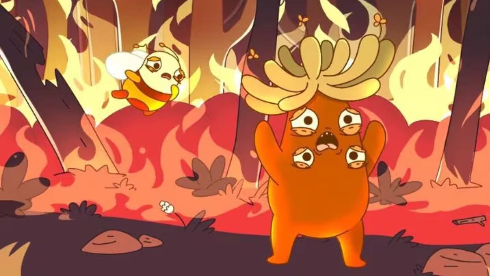 Triste mensaje por crisis climática
 crédito @soyelfrailejon/X (Twitter)