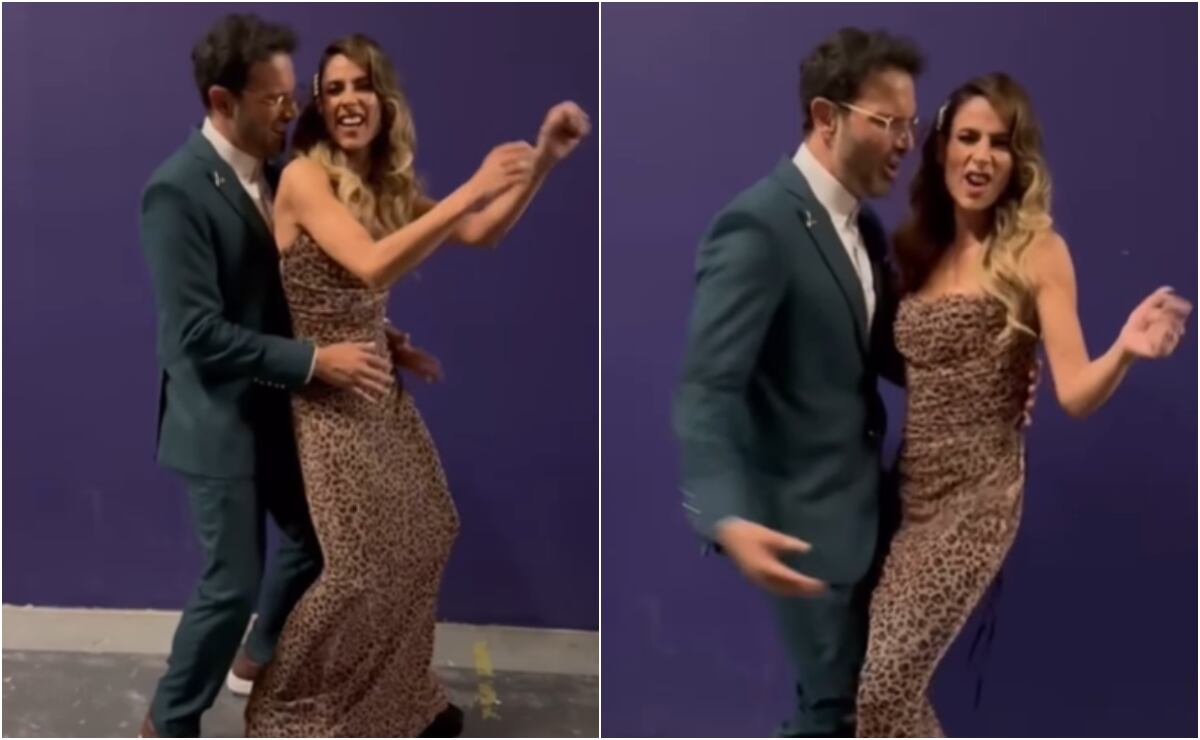 Alejandro Estrada y Carla Giraldo protagonizaron un baile en el set de La Casa de los Famosos y desatan rumores.