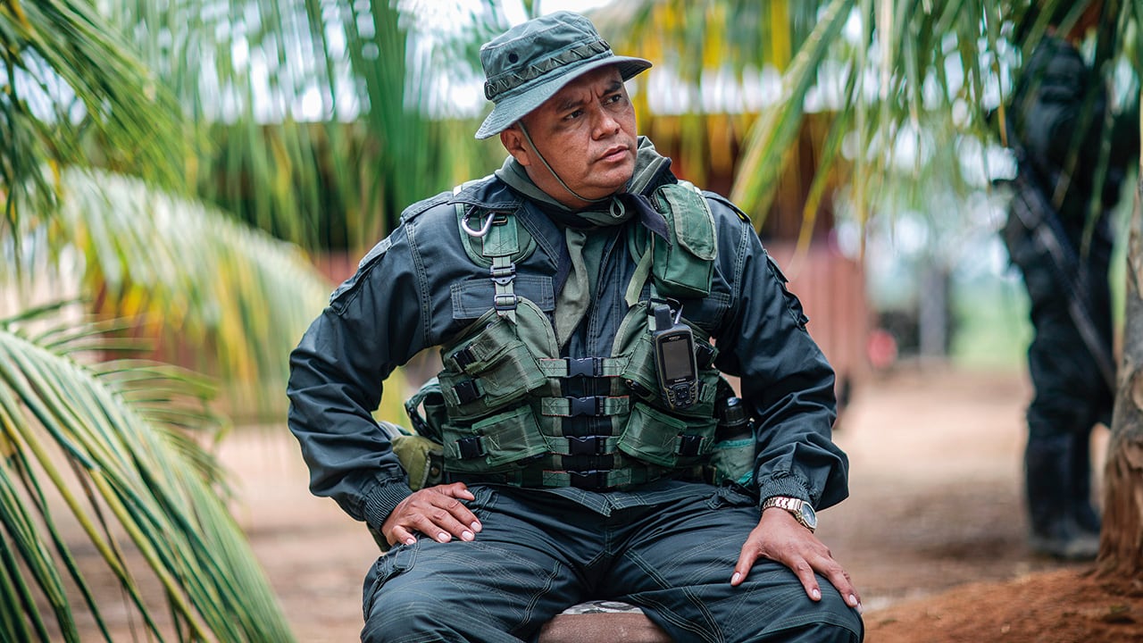 Alias Calarcá, jefe de las disidencias de las Farc.