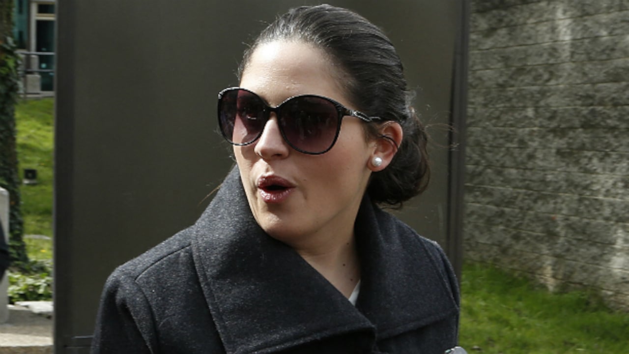 Lina Luna dijo no conocer en detalle las actividades de su esposo, Andrés Sepúlveda.