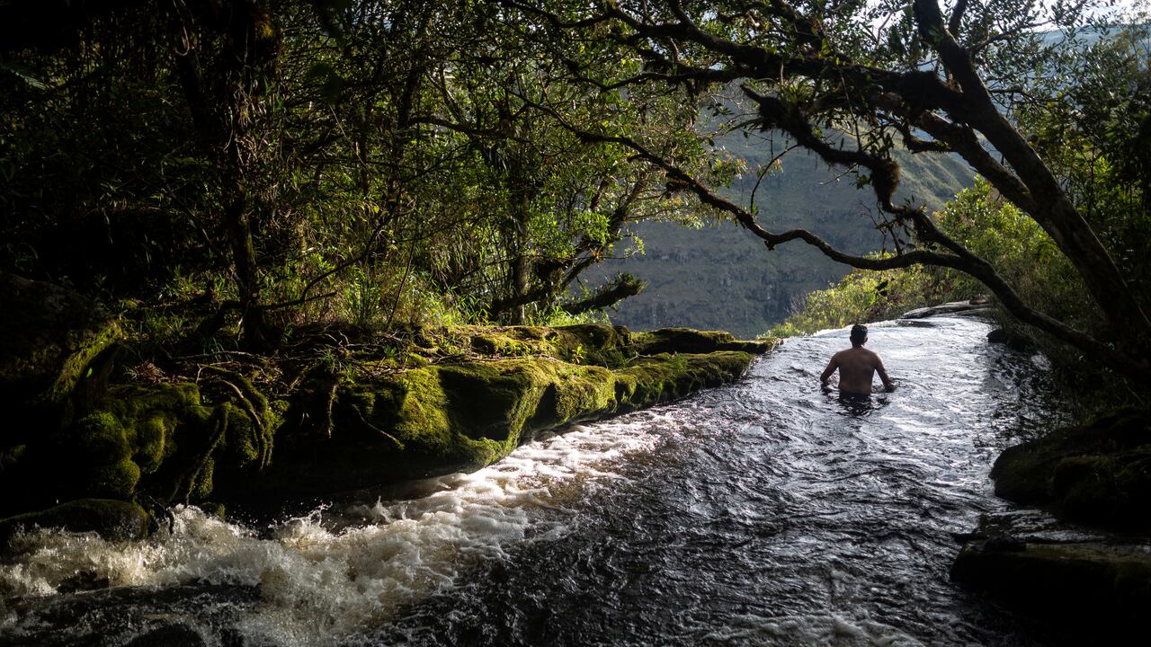 Jacuzzi natural en la ruta hacia el Cañón de La Hondura.