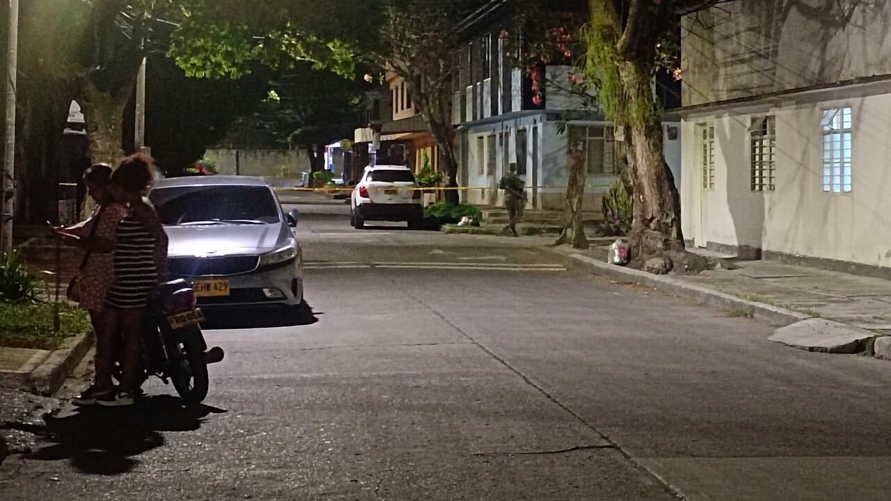 El Ejército acordonó la zona.