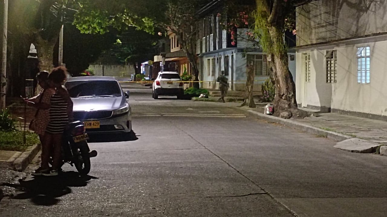 El Ejército acordonó la zona.