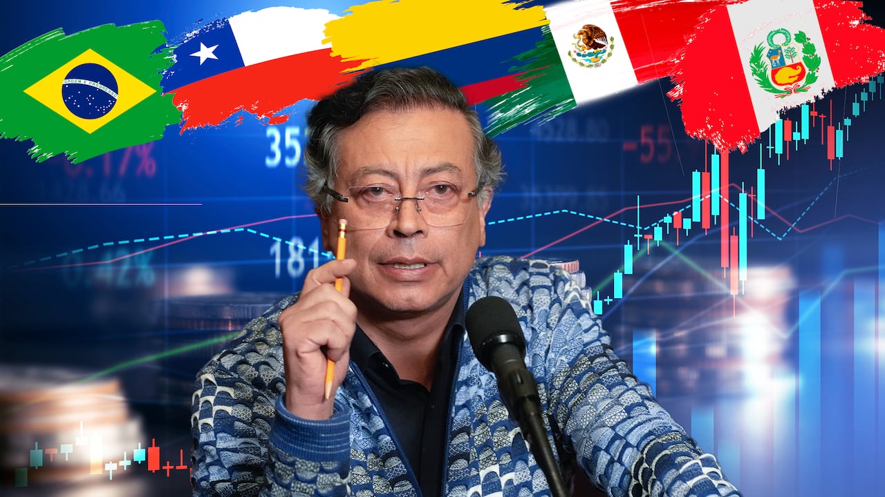 Gustavo Petro Brasil Chile, Colombia Mexico Perú Economia