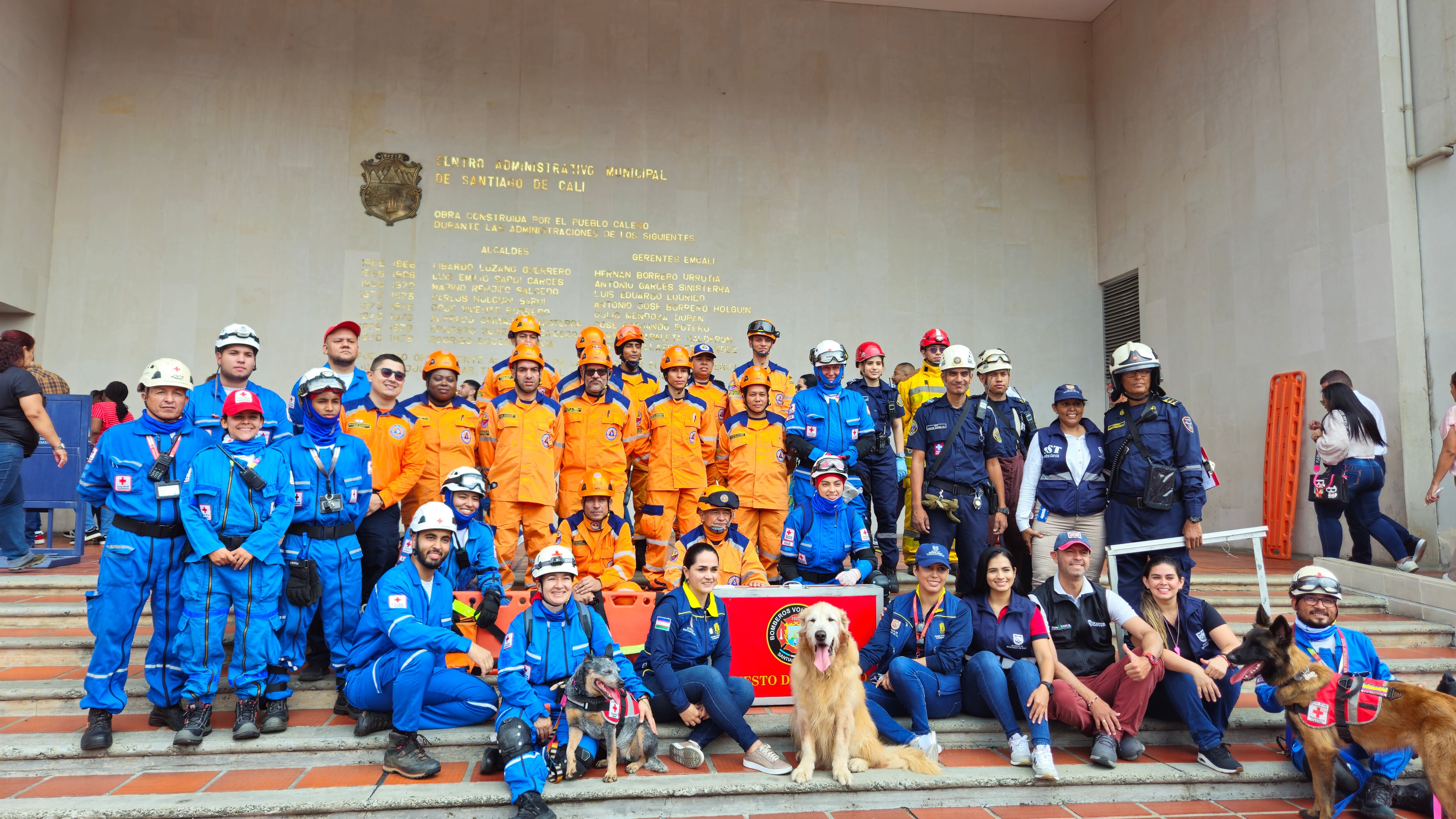 Simulacro de evacuación Cali