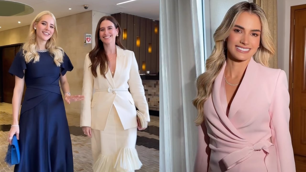 Lavinia, Taliana y Ana Lucía: las protagonistas del estilo en la jornada diplomática del 7 de agosto.