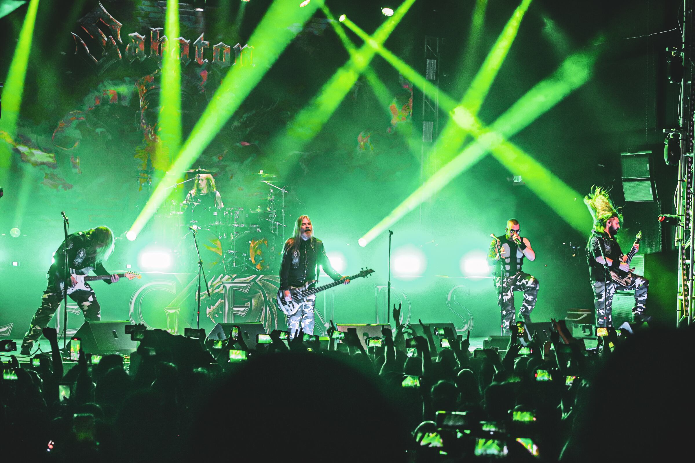 Sabaton en el Royal Center de Bogotá, 9 de mayo 2025.