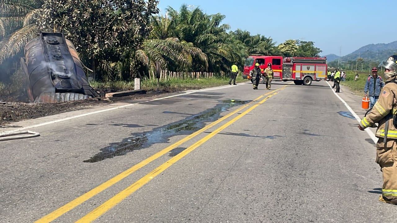 Accidente en Zona Bananera.