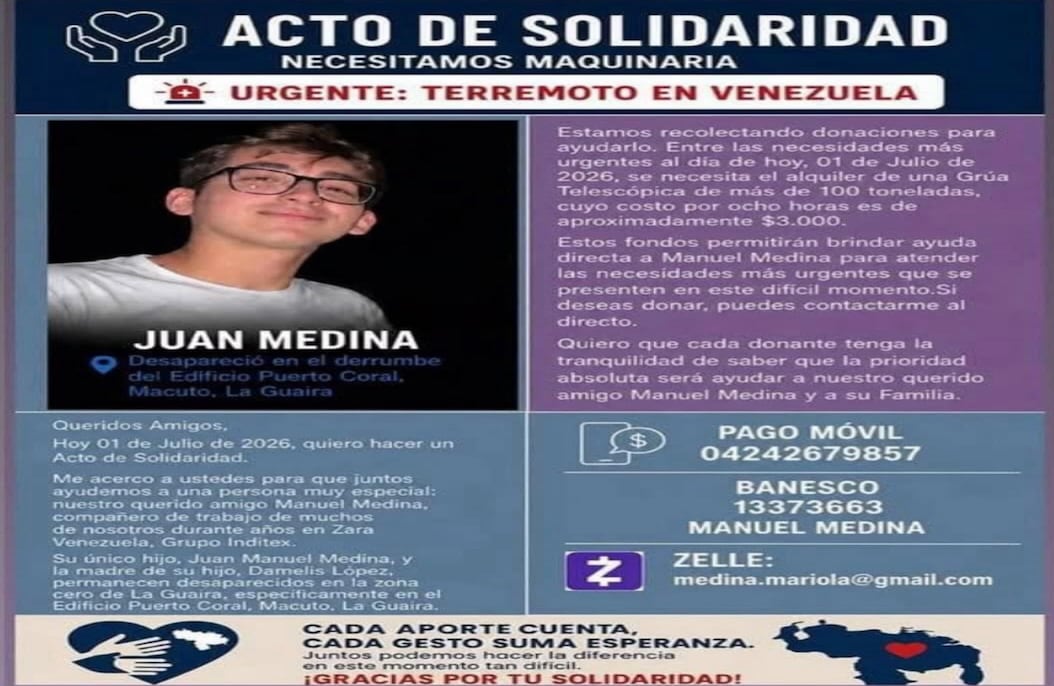 Si tiene información, por favor, comunicarse a los números compartidos o difundir para llegar a más personas.
