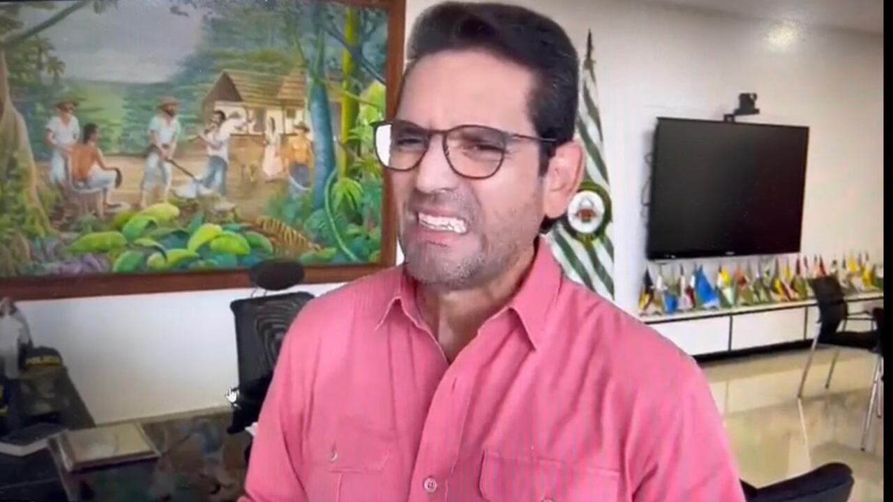El gobernador del Meta, Juan Guillermo Zuluaga.