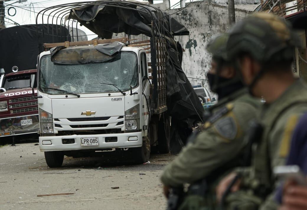 Ataque a estación de policía de Morales cauca por parte de disidencias de las FARC