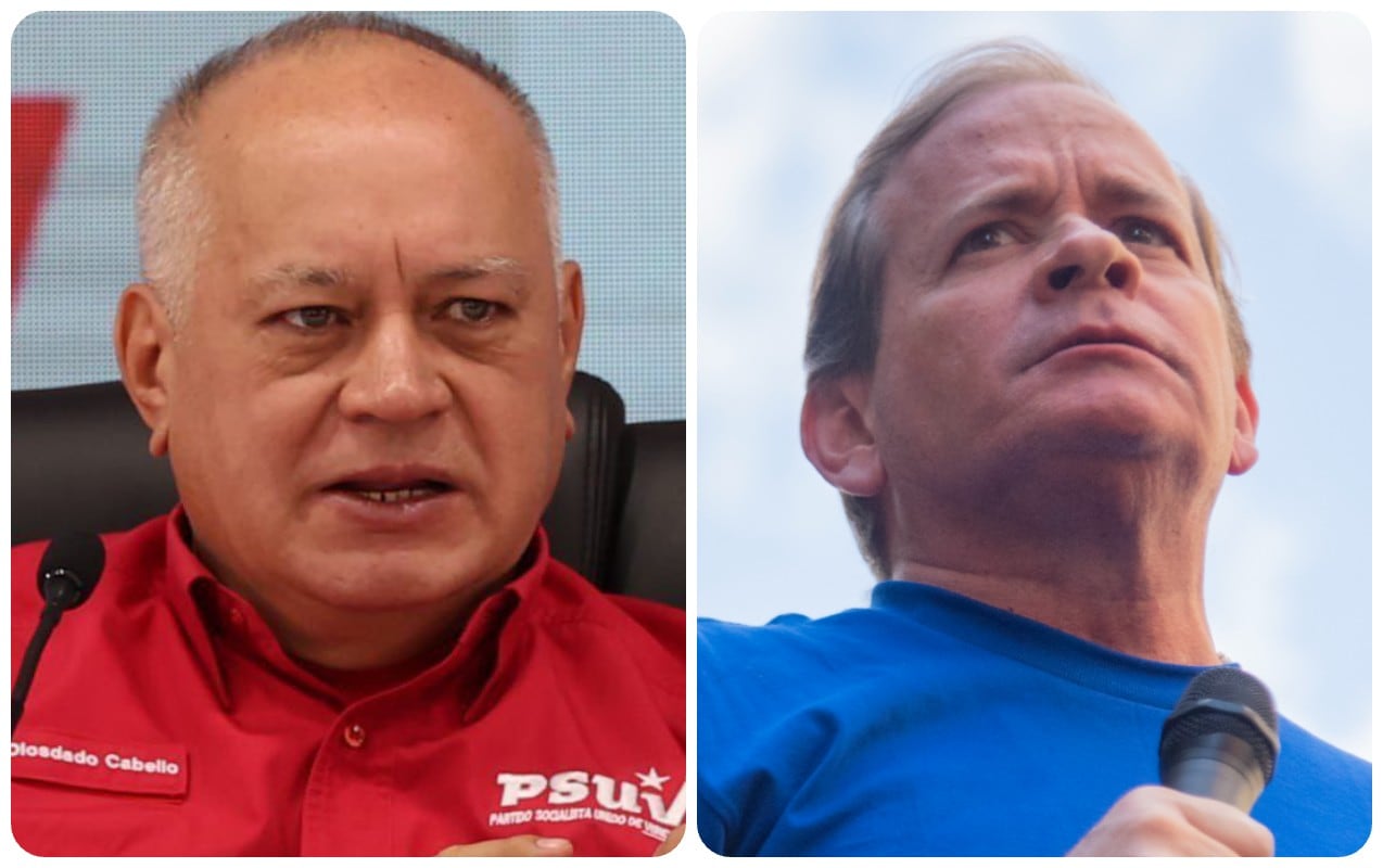 Diosdado Cabello y Juan Pablo Guanipa