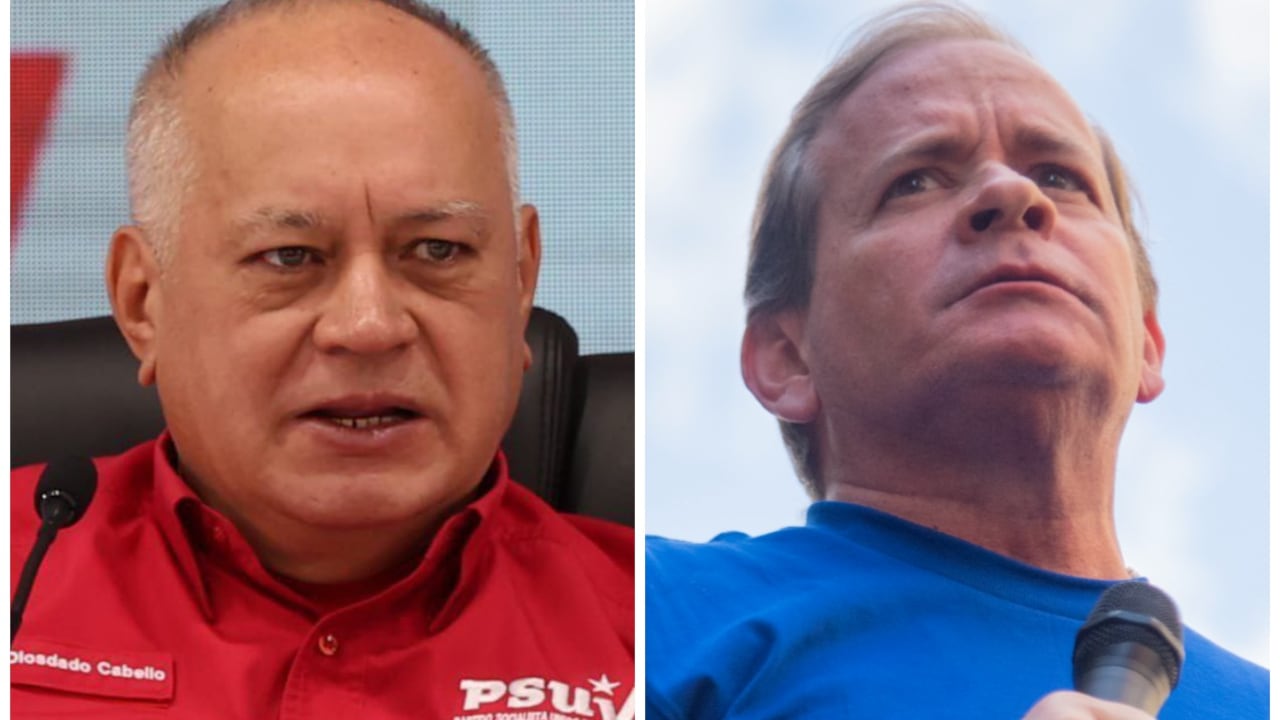 Diosdado Cabello y Juan Pablo Guanipa