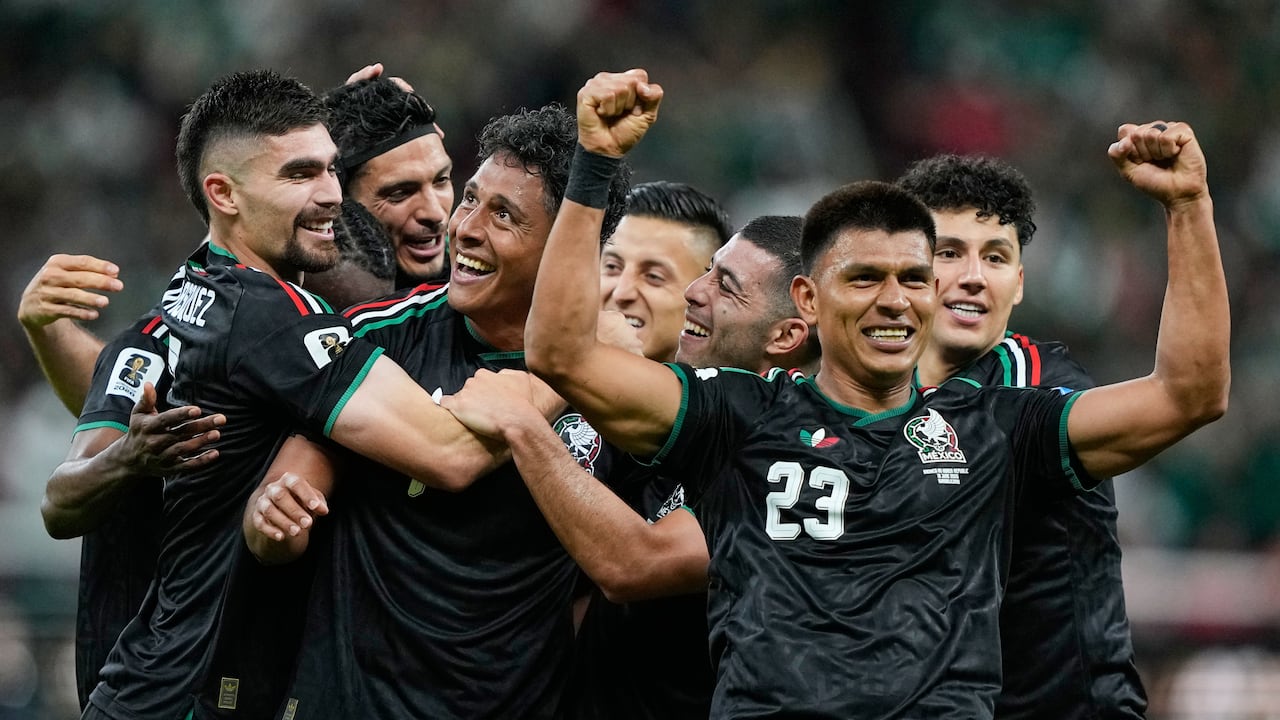 México celebrando el triunfo 1-0 sobre Corea del Sur en el Mundial 2026.