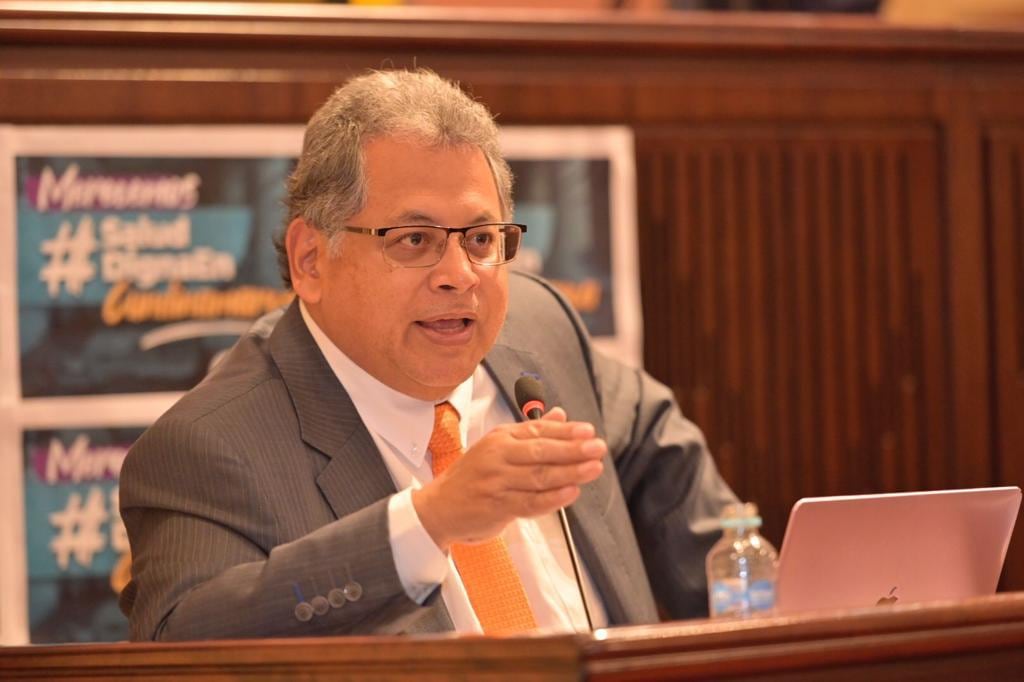 El Superintendente Nacional de Salud, Ulahí Beltrán.