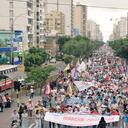 Manifestantes antiaborto salieron el pasado fin de semana a las calles en la ciudad de Lima, Perú.