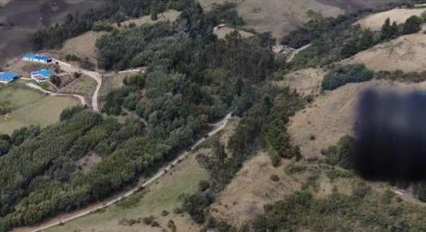 Desde el aire y con drones se monitoreó el operativo de captura de alias Alacrán.