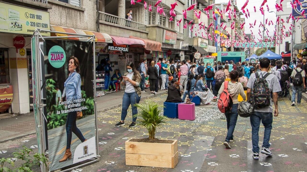 Peatonalización AMVA Valle de Aburrá