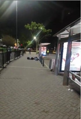 Andrey David González Hernández y Ruby Alexander Moráis Layme, fueron asesinados frente a Corferias en Bogotá.