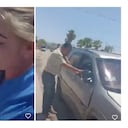 La tía tuvo que correr para evitar ser agredida.