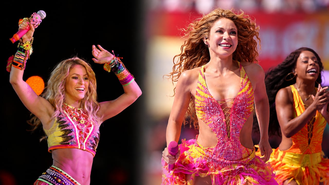 Su atuendo y energía les recordó a los fanáticos aquella final en Johannesburgo, donde Shakira cantó el “Waka Waka”.
