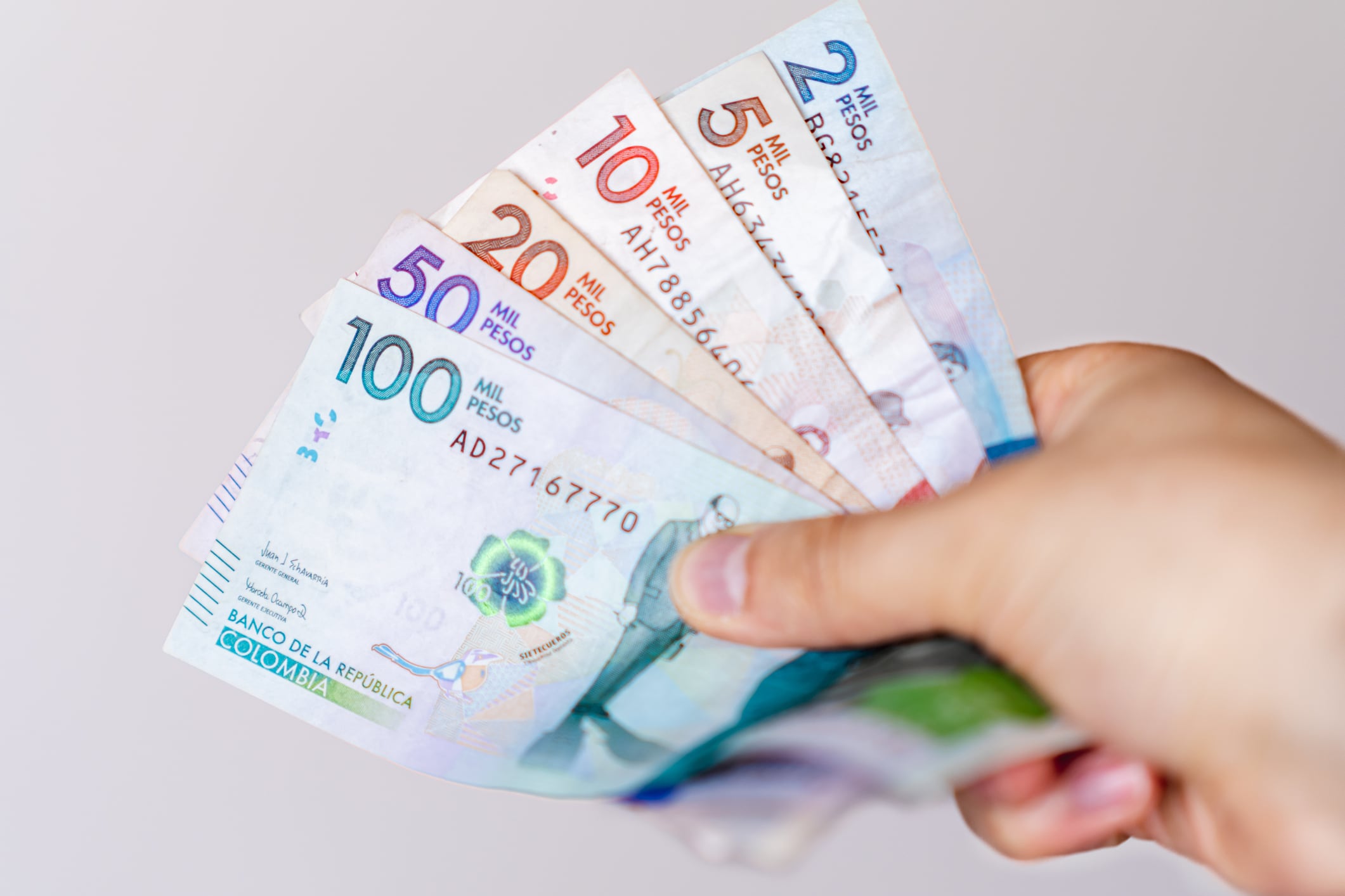 Billetes colombianos