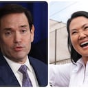Marco Rubio y Keiko Fujimori