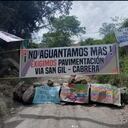 Los manifestantes se encuentran inconformes.