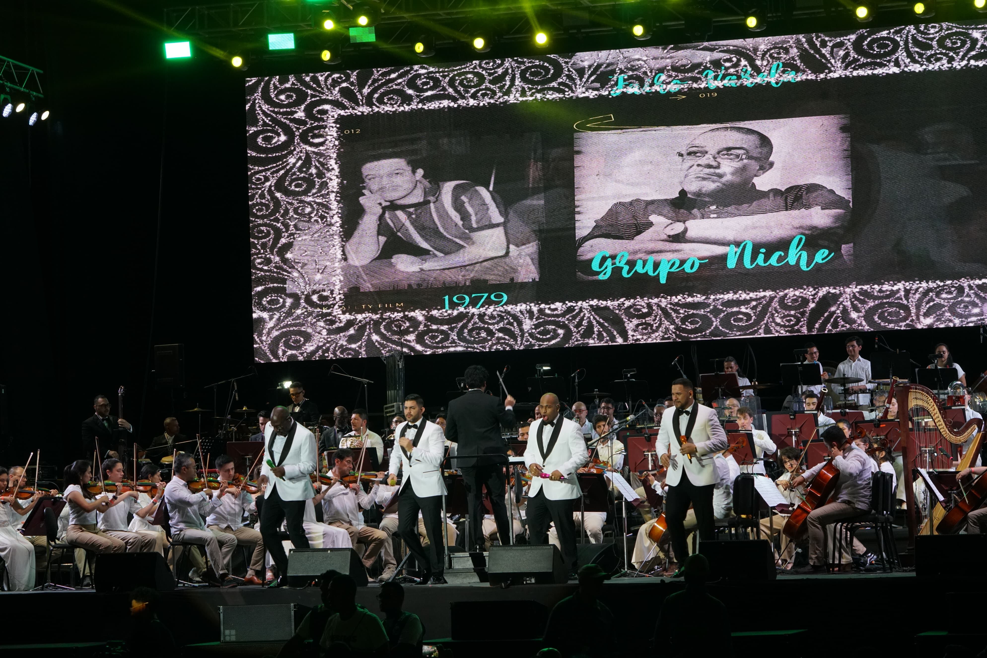 Concierto sinfónico del Grupo Niche en Cali
