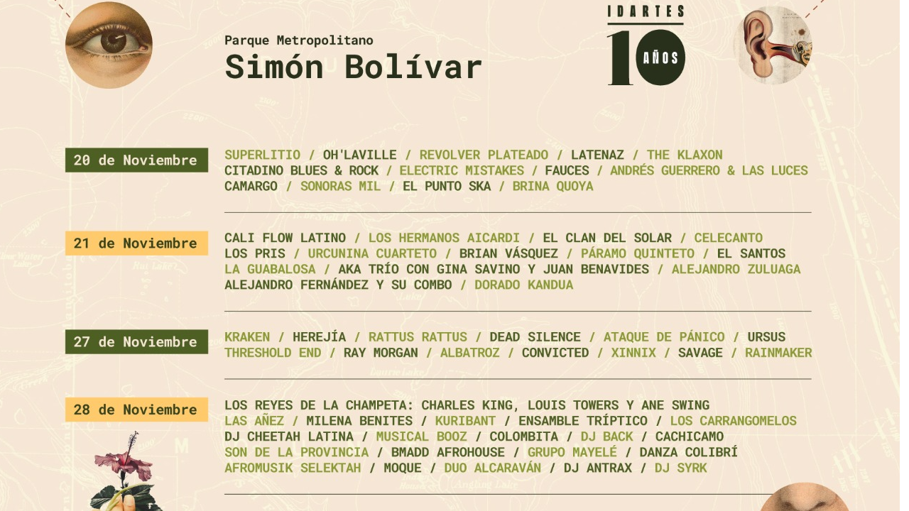 Idartes 10 años celebración