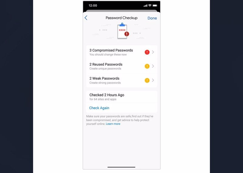 Google Chrome tiene nuevas opciones de seguridad para iPhone