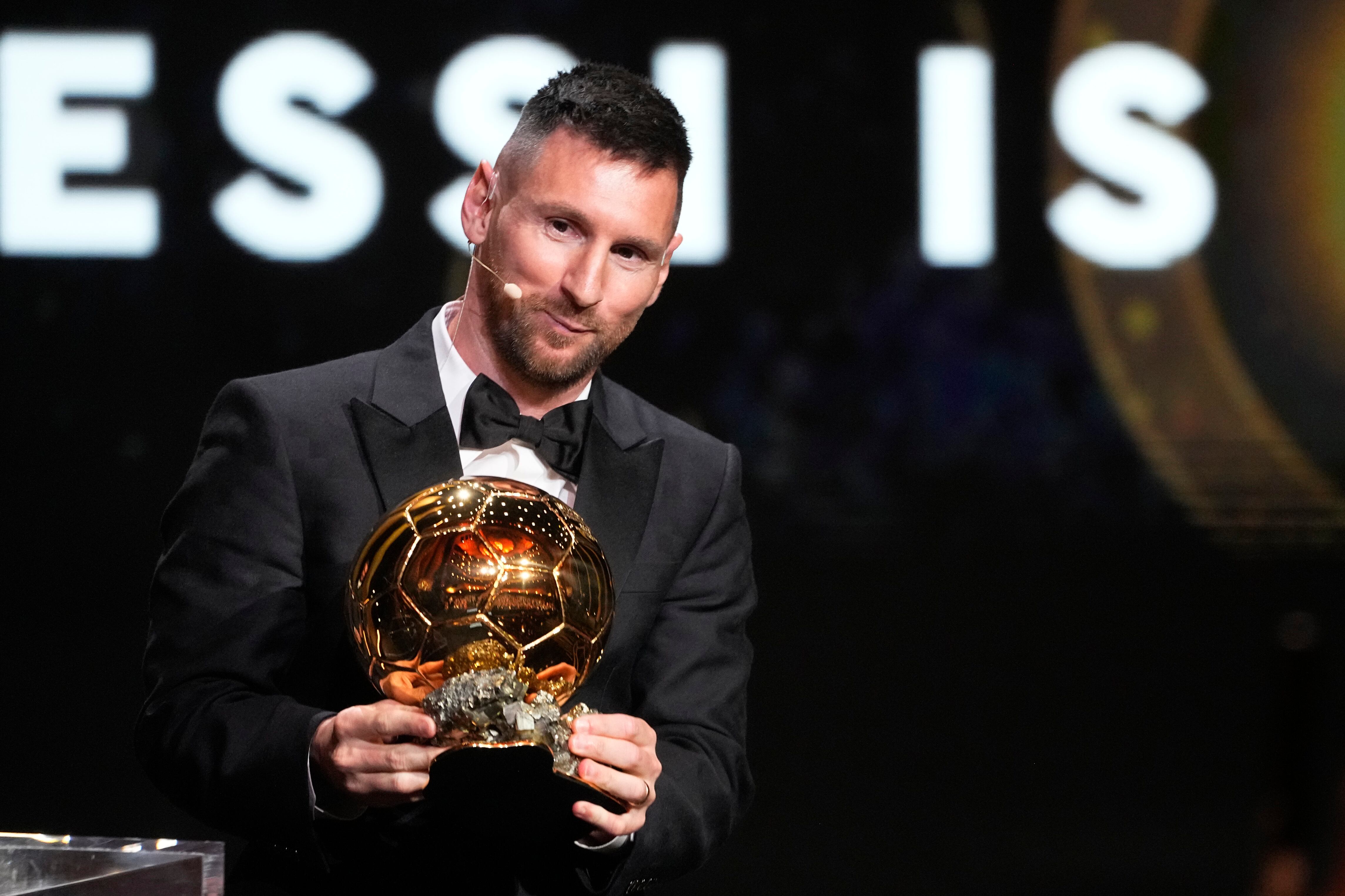 Lionel Messi, ganador del Balón de Oro 2023.