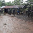 Ejército ecuatoriano en territorio colombiano