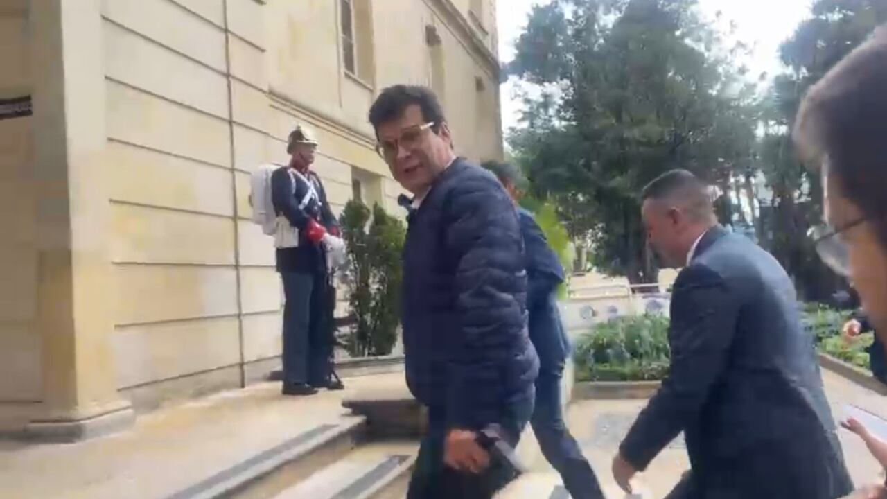 Danilo Rueda, comisionado para la Paz, en la reunión extraordinaria convocada por el presidente Petro.