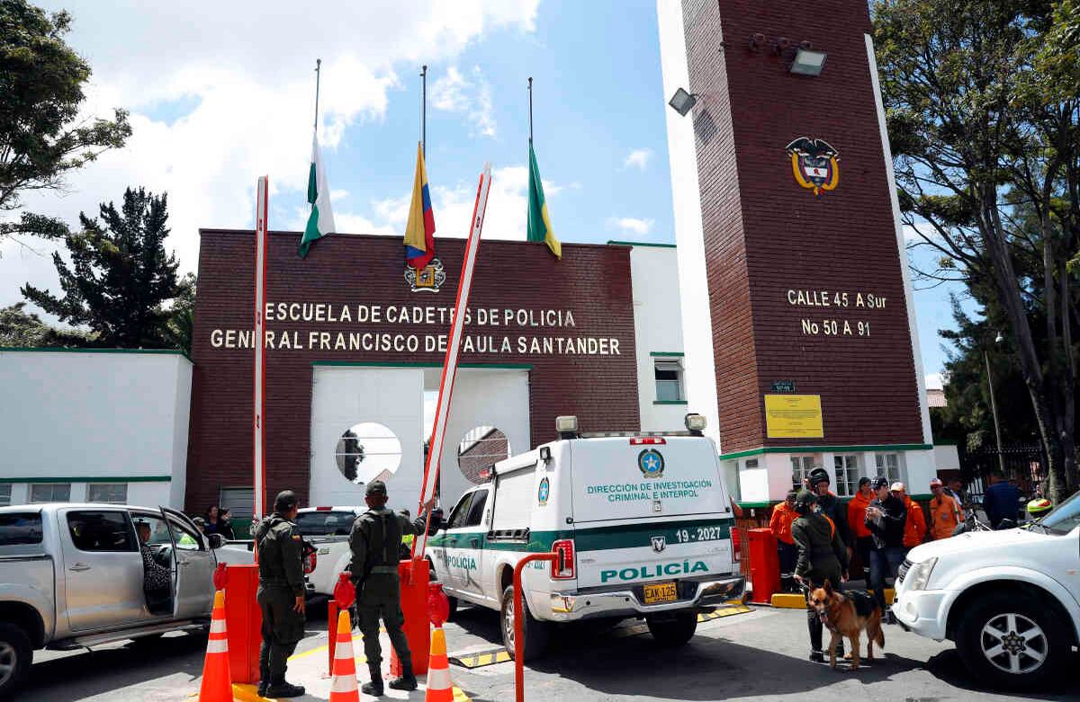 La Escuela de Cadetes General Santander es una de las instituciones más insignes de la Policía. Allí es donde se forman los futuros oficiales que prestan sus servicios de seguridad al país. foto: León Darío Peláez/Semana