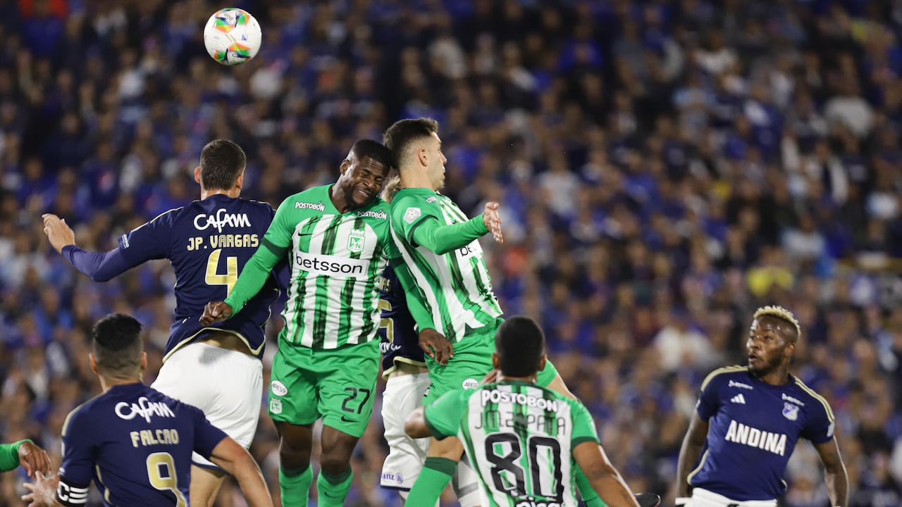 Bogotá. Julio 24 de 2024. Millonarios enfrenta a Atlético Nacional, por la fecha 03 de la Liga BetPlay II 2024, en el estadio Nemesio Camacho El Campín. (Colprensa - Lina Gasca)