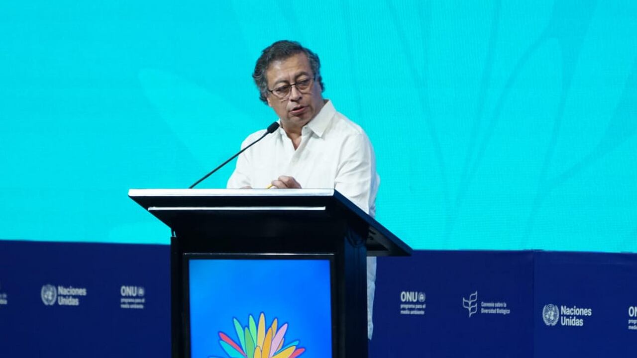 Instalación de la sesión plenaria de alto nivel de la COP16 .