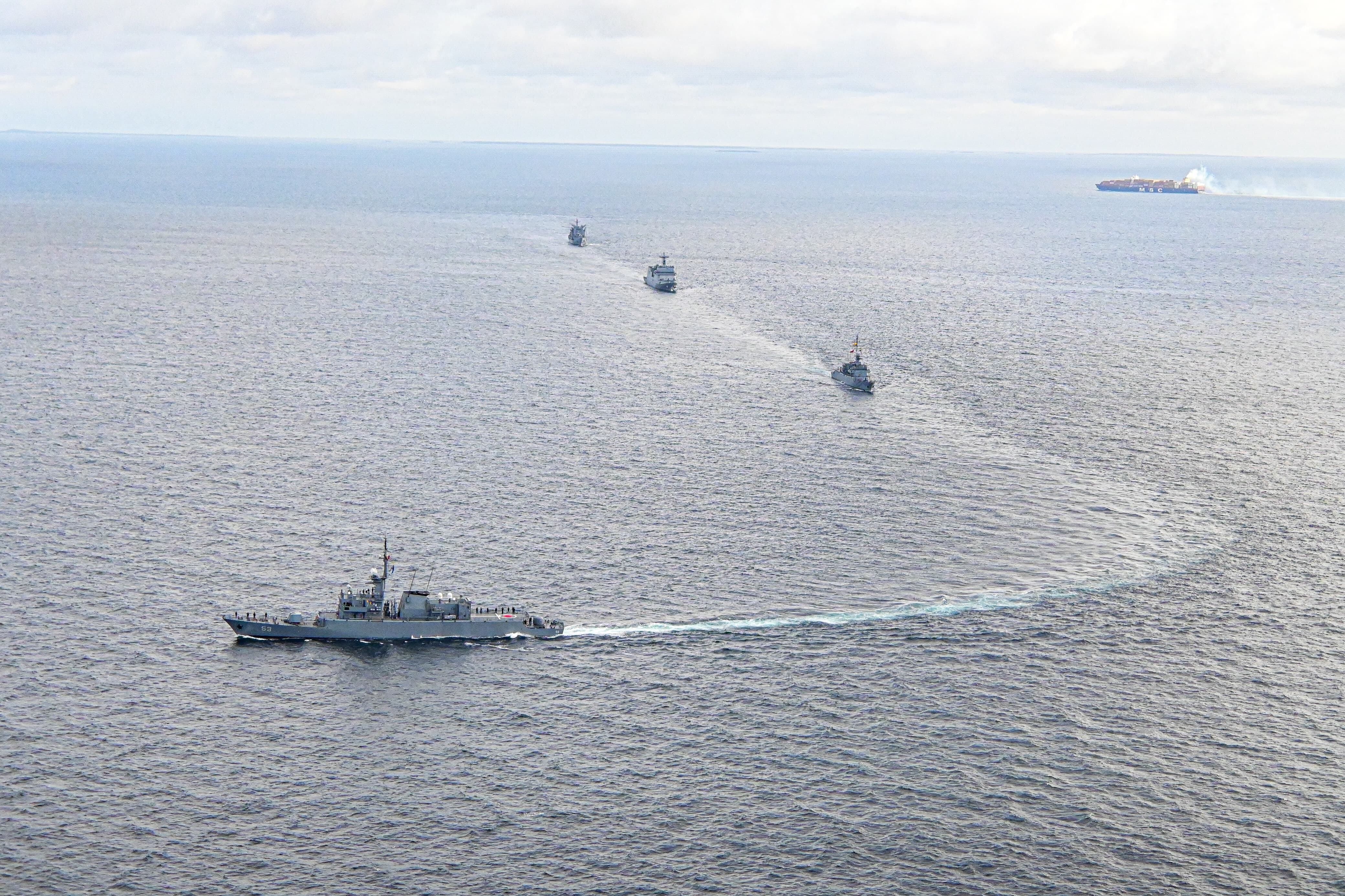 Armadas de Colombia y Corea del Sur fortalecen lazos de cooperación naval y militar; así fueron los ejercicios de entrenamiento y formación