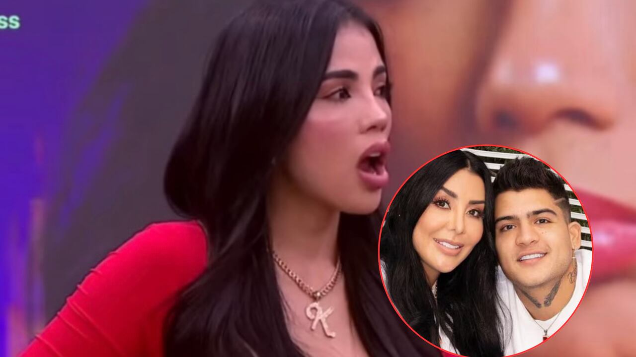 Karina García reaccionó a la supuesta infidelidad del exesposo de Marcela Reyes con ella.