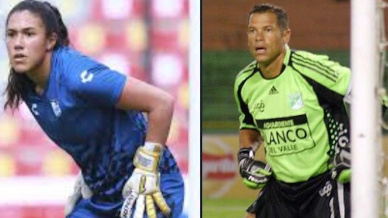 Vannesa Córdoba, hija de Óscar, es la nueva arquera del Cali Femenino. Foto: Twitter/@Opinandofutbol2