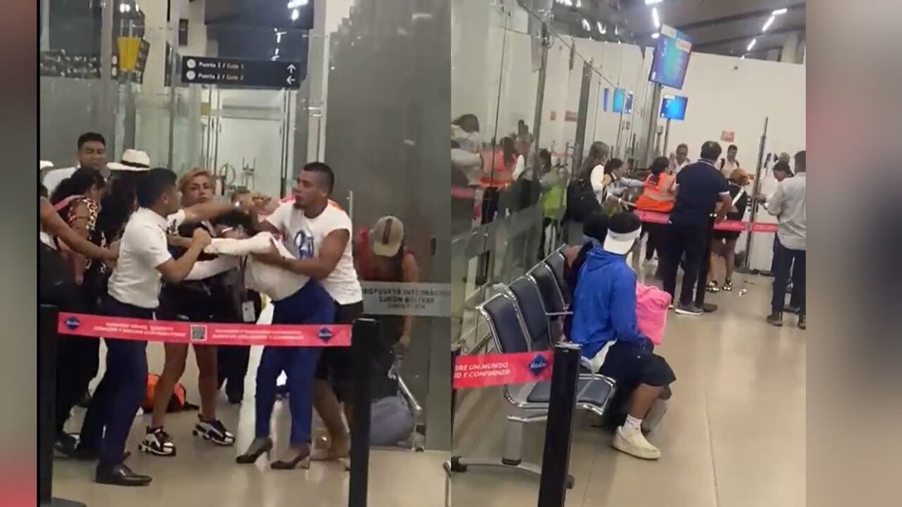 El hecho se habría presentado por la imprudencia de un pasajero que intentó pasarse los filtros de seguridad de la terminal aérea.